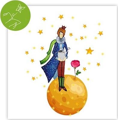 Cozywood Karnet kwadrat z niespodzianką Mały Książę