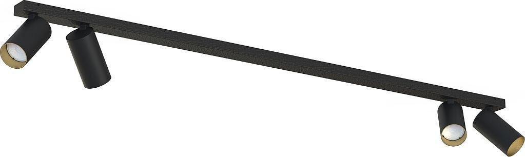 Nowodvorski Regulowana lampa sufitowa Mono 7768 reflektorki hol czarne złote