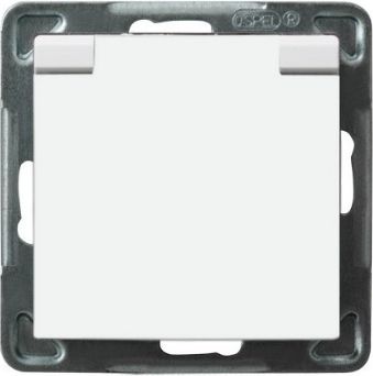 Ospel Gniazdo AS bryzgoszczelne z uziemieniem IP-44 wieczko białe (GPH-1GZ/m/00/w)