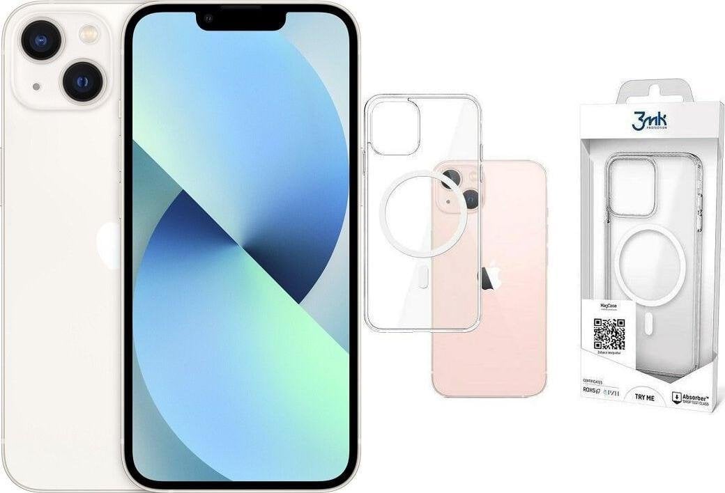 Smartfon Apple iPhone 13 5G 4/128GB Starlight (MLPG3) (MLNX3) + Etui MagCase