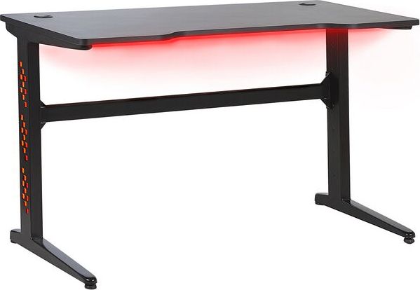 Biurko Beliani Dexter Czarne 120 cmx60 cm