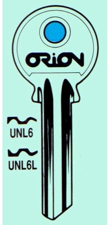 BLANK KEY UNL6(U-6D) UNIVERSAL