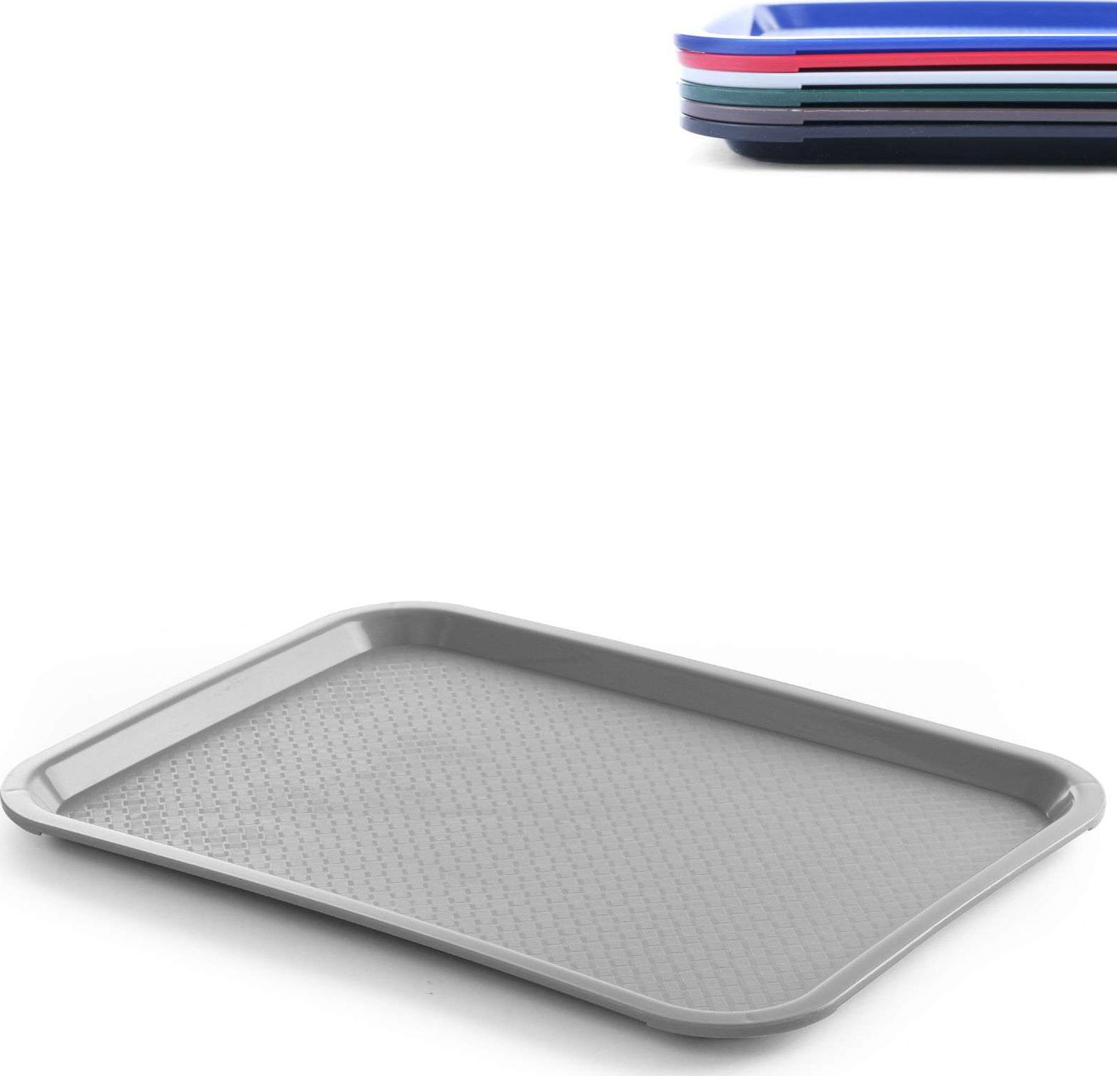 Hendi Taca z polipropylenu Fast Food 30.5x41.5cm - szara