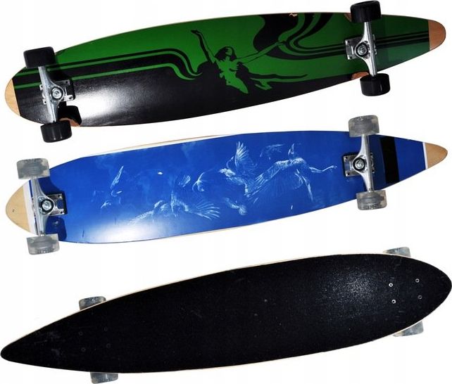 Deskorolka KIAMO DESKOROLKA LONGBOARD PINTAILBOARD KLON ABEC PU 85A