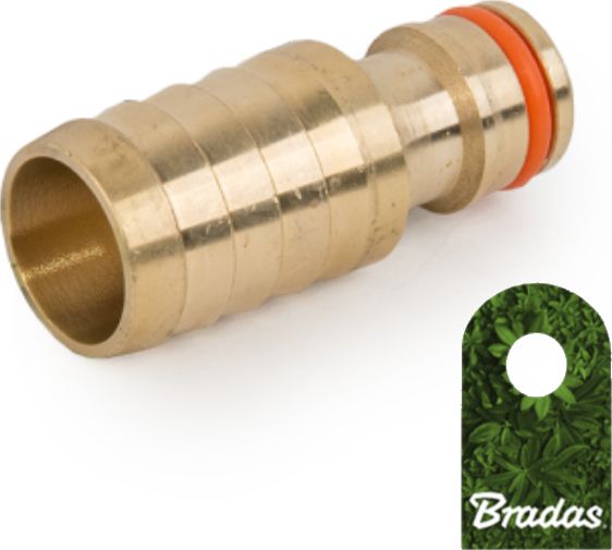 Bradas Nypel do szybkozłącza 3/4" na wąż 3/4" MOSIĄDZ BR-2034 BRADAS 4566
