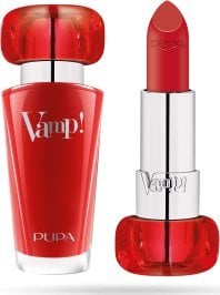Pupa Pupa, Vamp!, Paraben-Free, Volume, Cream Lipstick, 303, Iconic Red, 3.5 g For Women