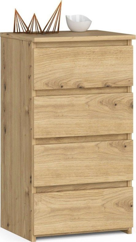 Fabryka Mebli Akord Komoda CL4 40 cm 4 szuflady - dąb artisan