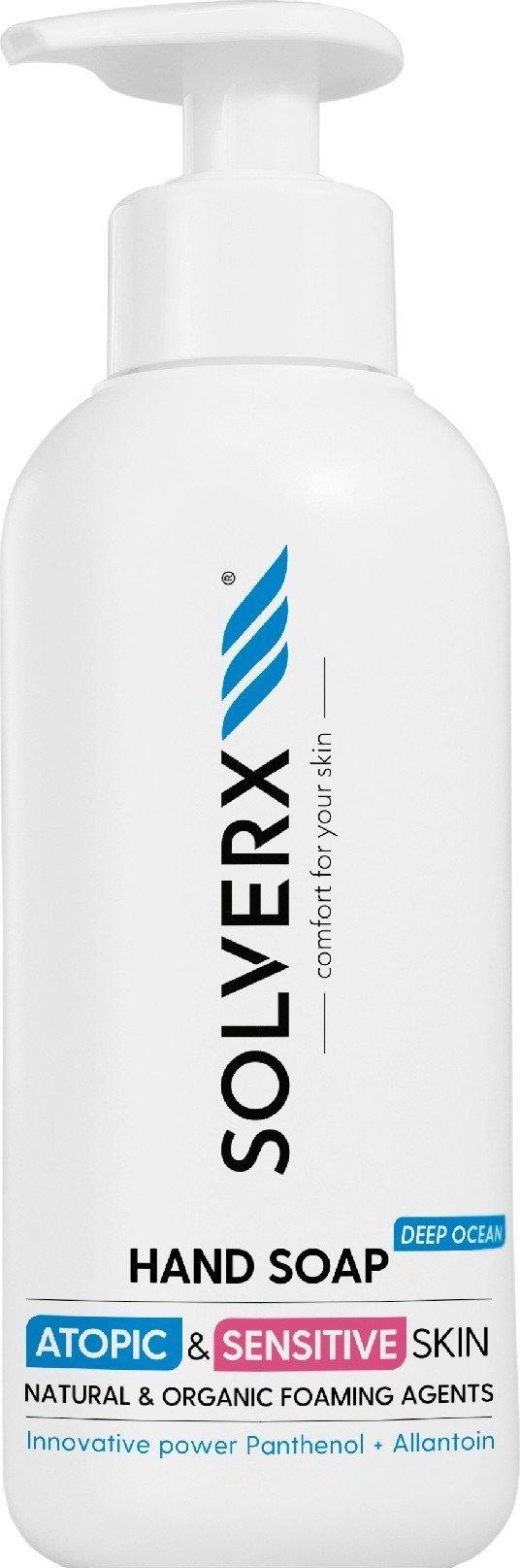 Solverx Atopic & Sensitive Skin Mydło do rąk w płynie Deep Ocean do skóry wrażliwej 250 ml