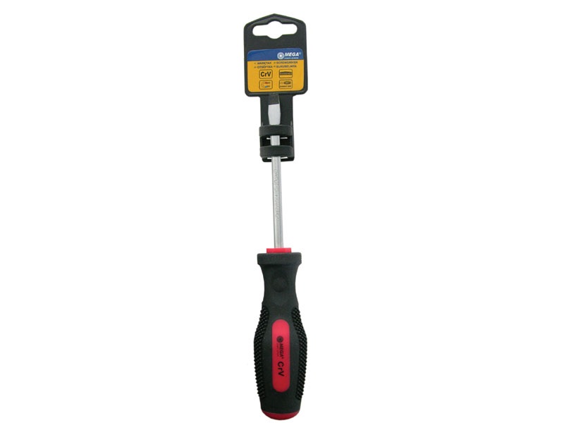 Mega Wkrętak płaski 3x75mm na zawieszce - ZR10043