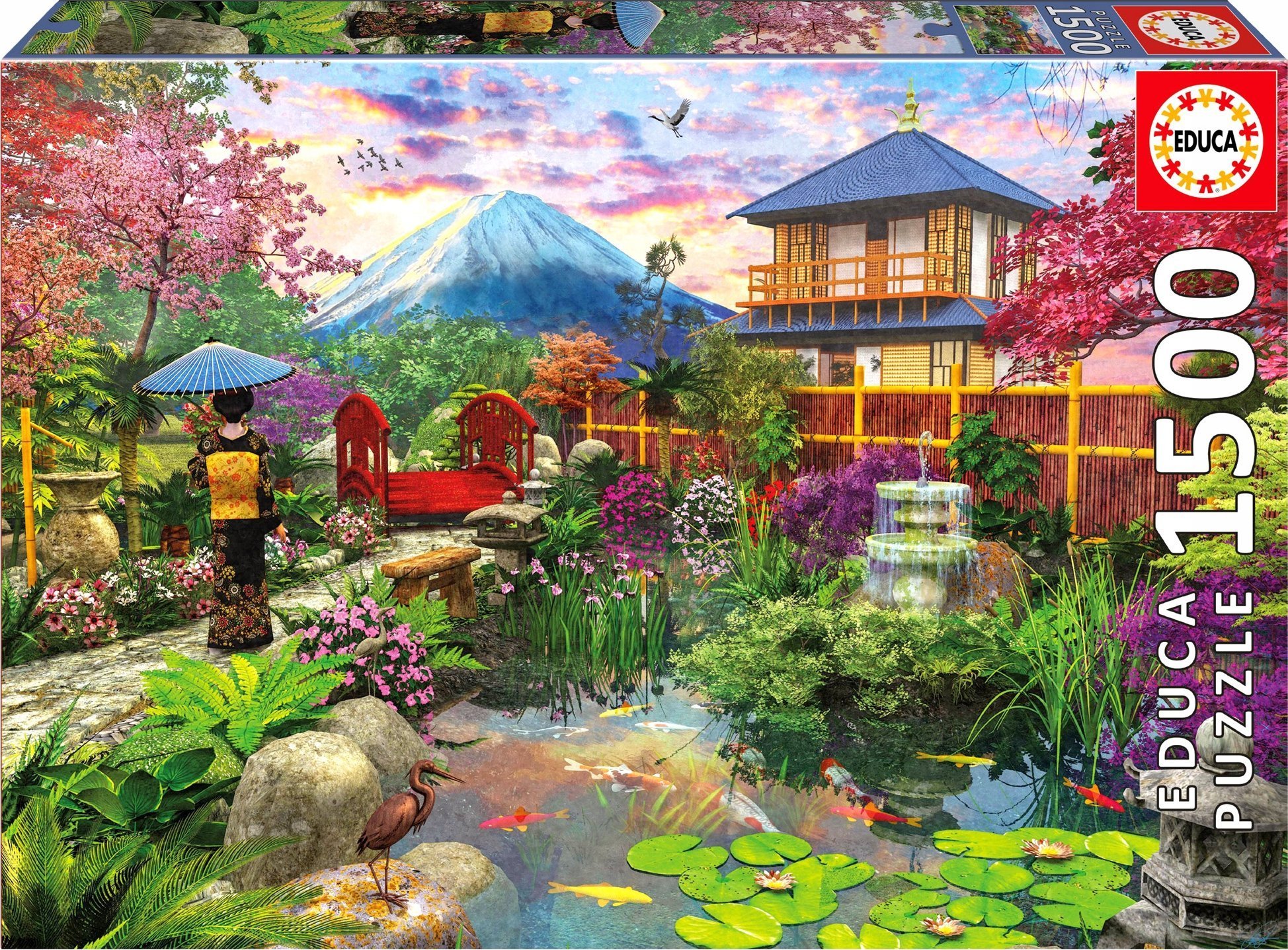 Educa Puzzle 1500 Japoński ogród G3