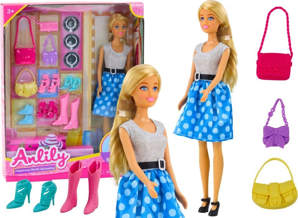 LeanToys Zestaw Lalka Anlily Ubrania Akcesoria Dodatki
