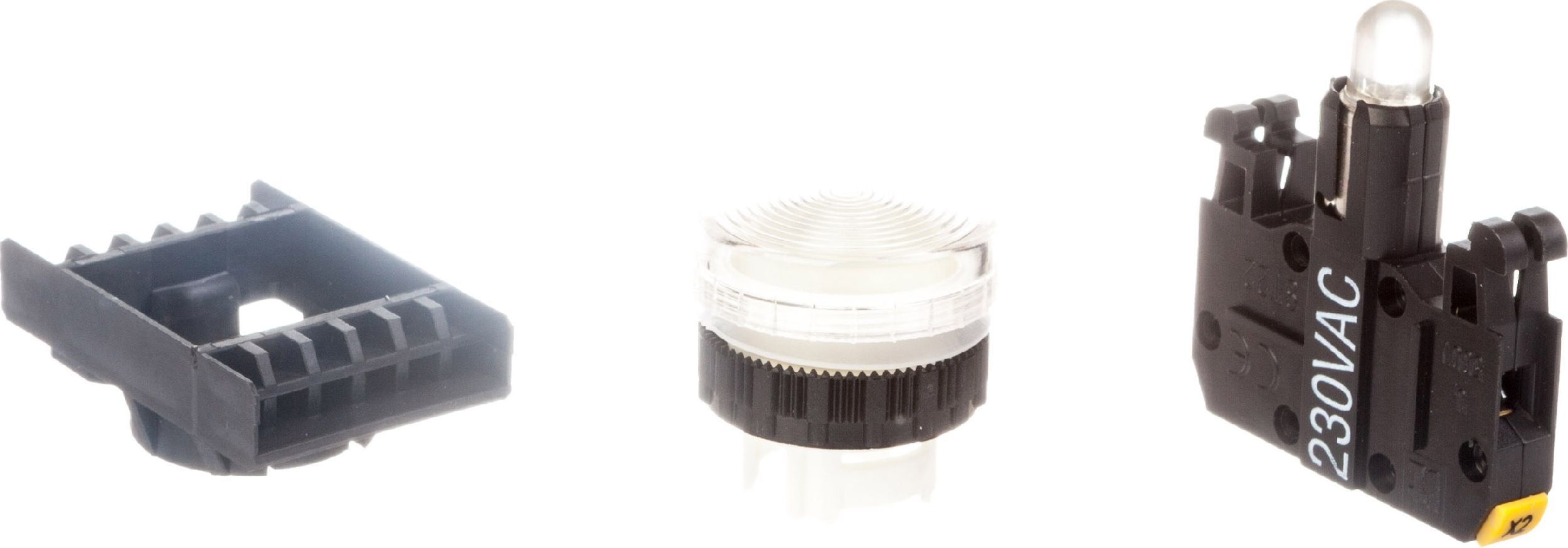 Spamel Lampka sygnalizacyjna 22mm biała 230V AC (ST22-LB-230-LED\AC)