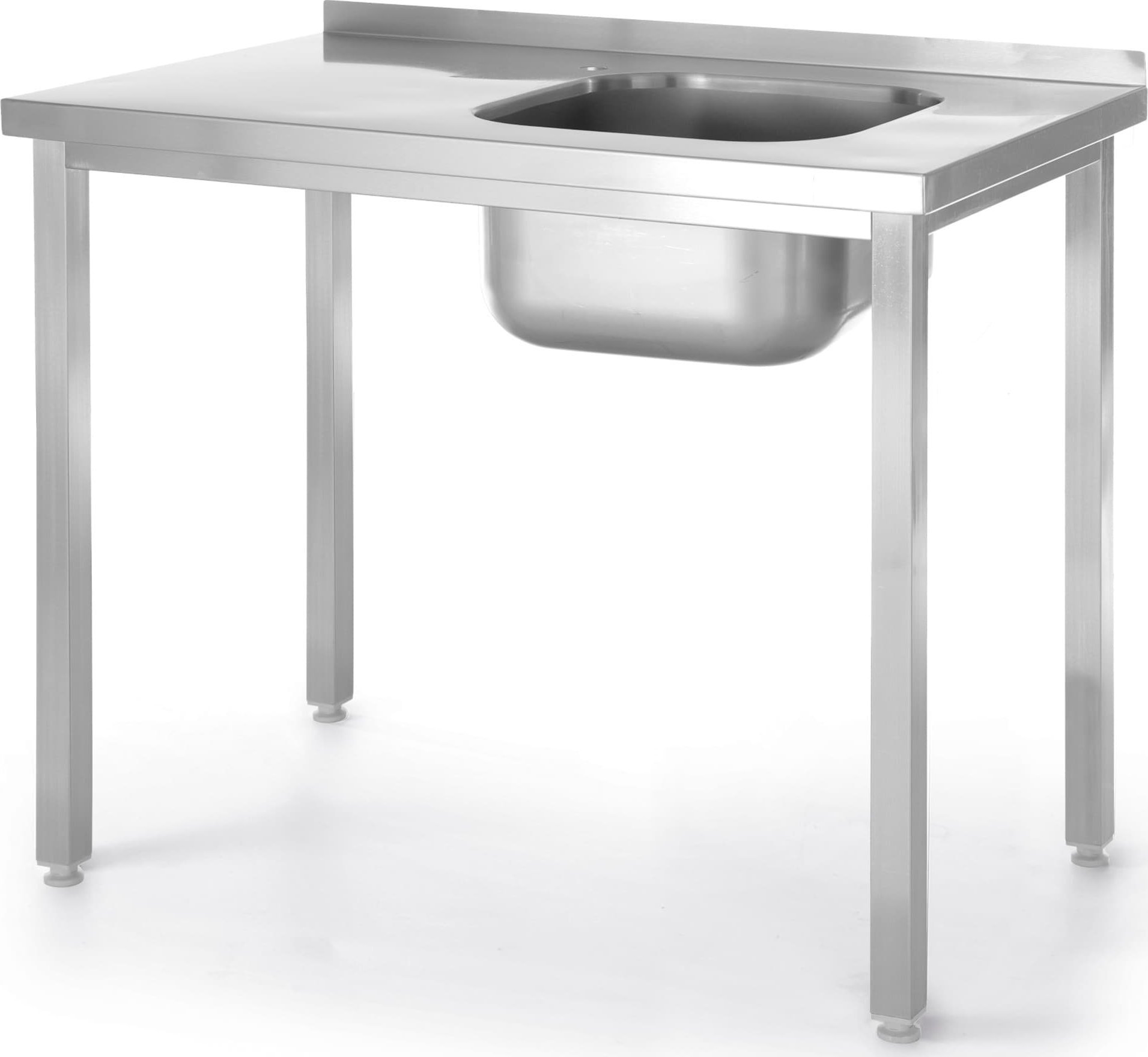 Hendi Basen zlew jednokomorowy prawy Budget Line STAL 800 x 600 x 850 cm - Hendi 816769