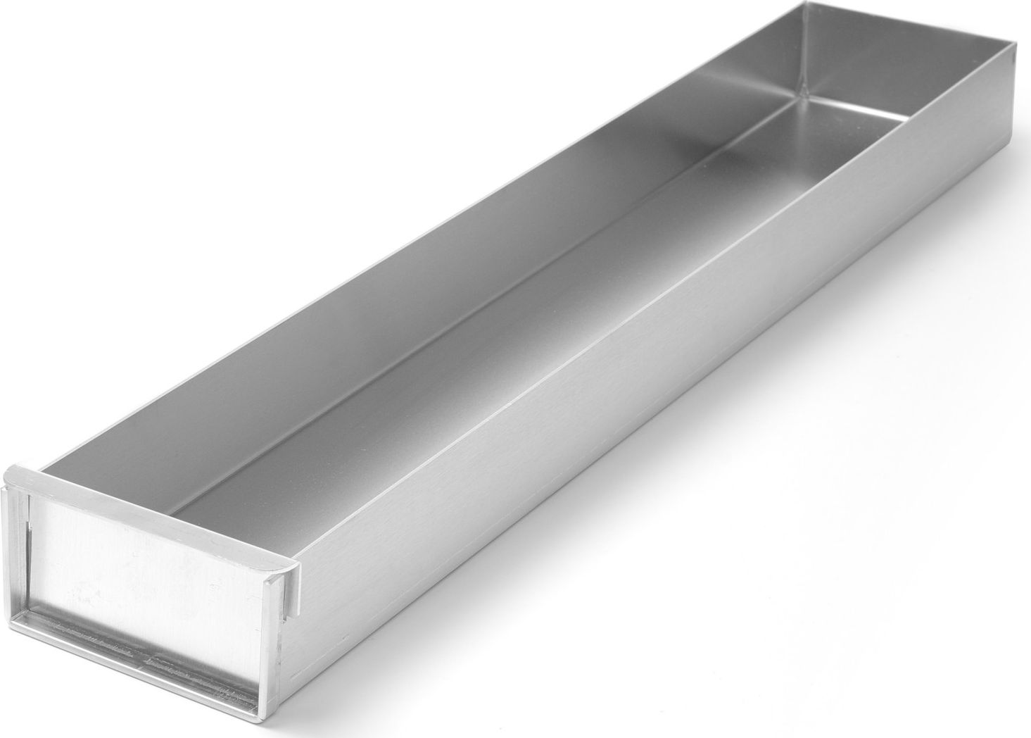 Hendi Blacha aluminiowa cukiernicza zamykana prostokątna 580x100x(H)50mm Hendi 689851 Blacha aluminiowa cukiernicza zamykana prostokątna 580x100x(H)50