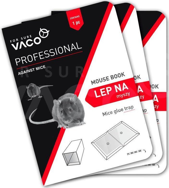 Vaco Professional Mouse Book lep na myszy 1szt.
