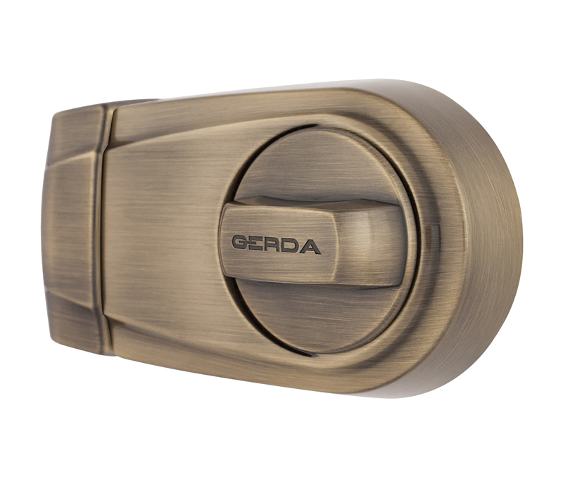 Gerda Zamek nawierzchniowy ZN 100 grafitowy 4 klucze 1szt.