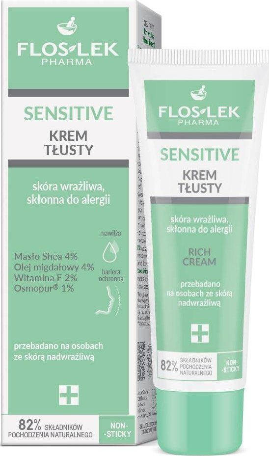 Floslek Sensitive krem tłusty do skóry wrażliwej 50ml