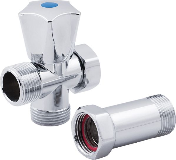 Perfexim Zawór kątowy z przedłużką 3/4"x3/4"x3/4" (02-014-0200-001)