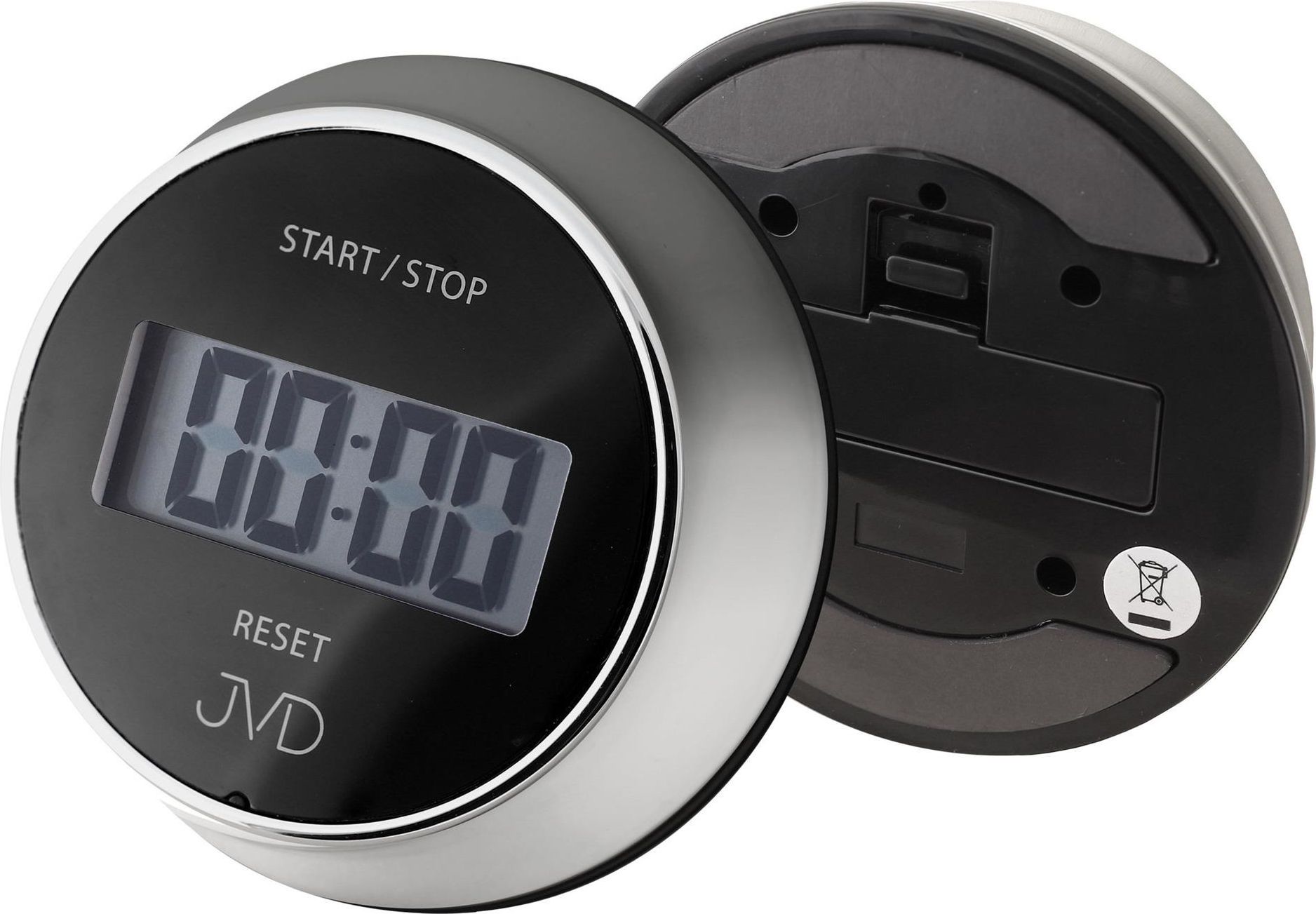 Minutnik JVD cyfrowy Magnes czarny (1019-uniw)