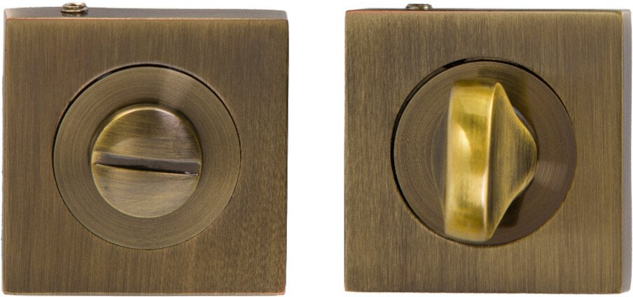 DOOR LATCH MUZ-15-WC AGED BRASS