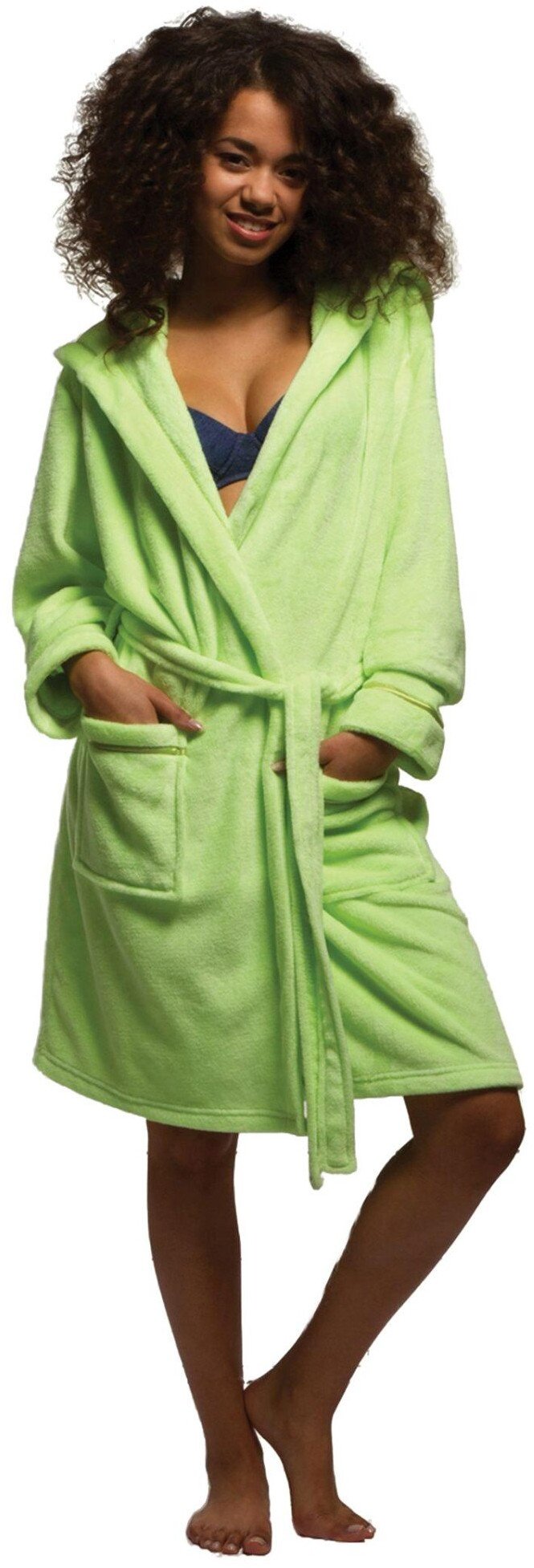 Key KEY szlafrok damski z kapturem miękki L/XL