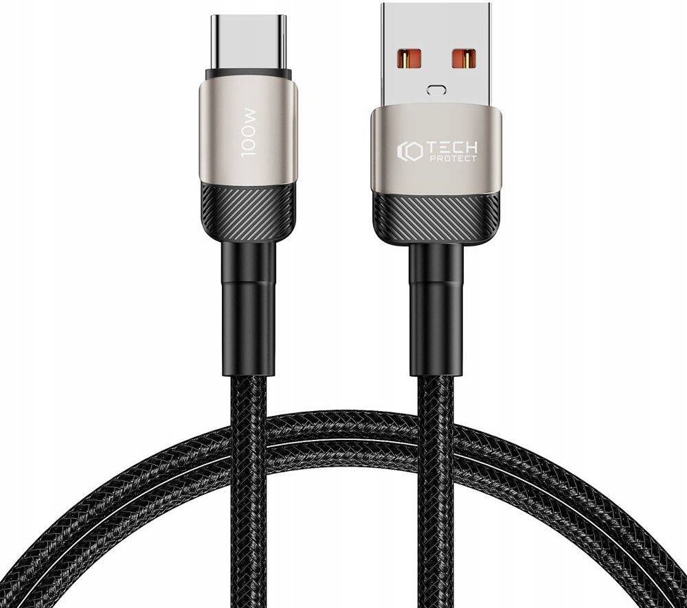 Kabel USB Tech-Protect USB-C - USB-C 1 m Czarny (5906203690749)