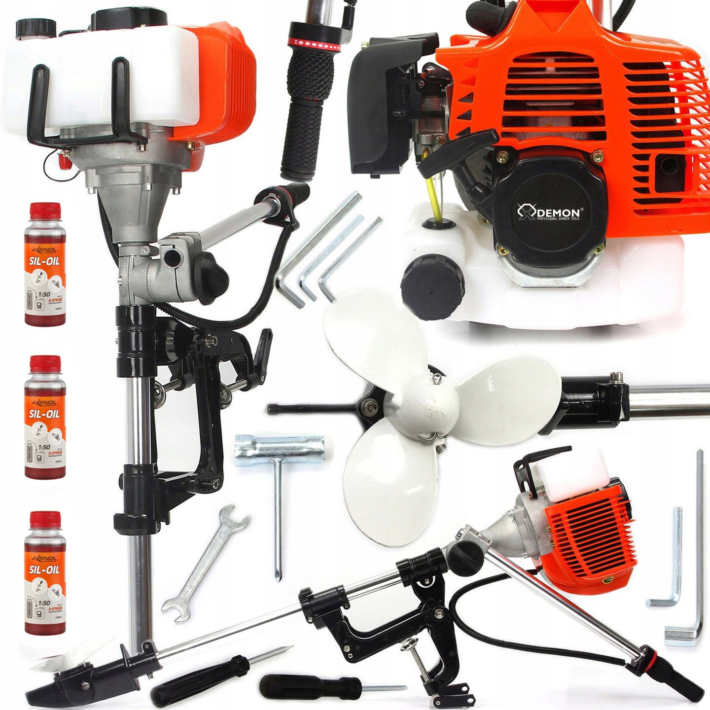 SILNIK ZABURTOWY SPALINOWY 5,8KM DO ŁÓDKI PONTONU MOC