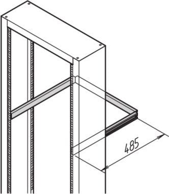 Organizer SCHROFF Szyna nośna kabli SCHROFF Labrack
