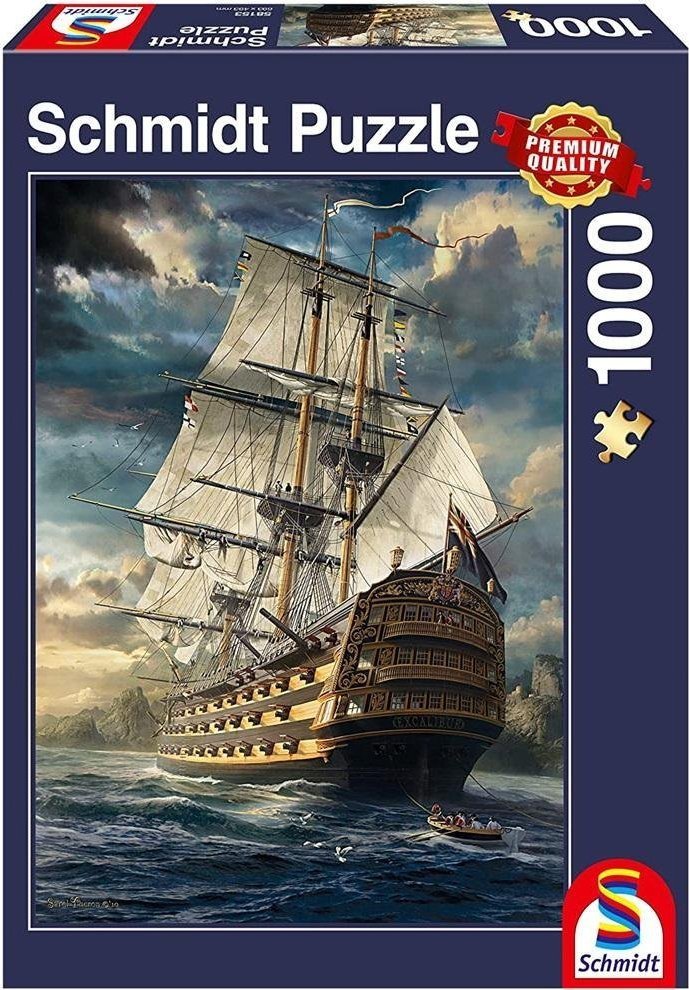 Schmidt Spiele Schmidt Puzzle Statek wypłynął! - 58153 / 1000 części - 58153