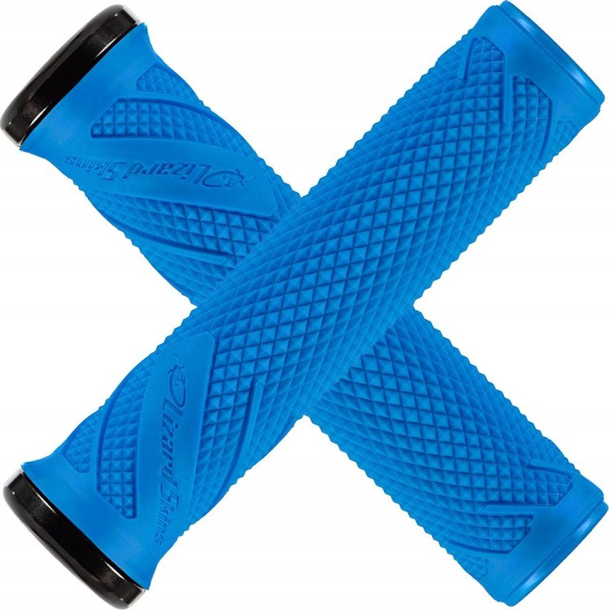 Lizard Skins Chwyty kierownicy LIZARDSKINS Single-Clamp Lock-On WASATCH deja blue (NEW 2024)