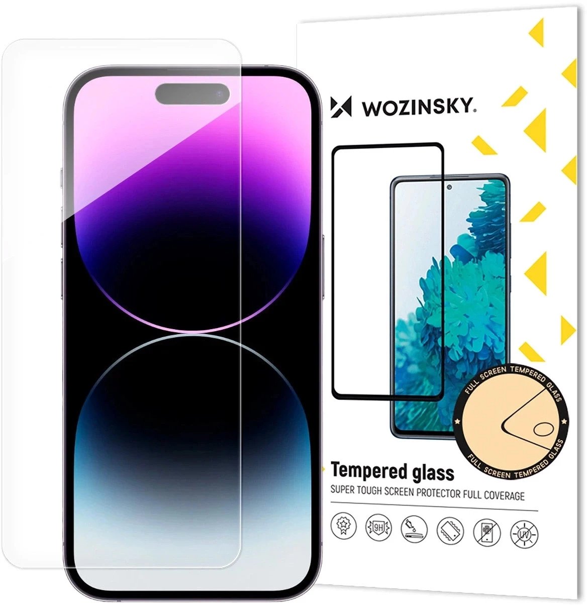 SZKŁO HYBRYDOWE WOZINSKY FULL COVER FLEXIBLE GLASS NA CAŁY EKRAN ELASTYCZNE NA SAMSUNG GALAXY S25+
