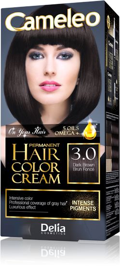 Delia Cameleo HCC Farba permanentna Omega+ nr 3.0 Dark Brown 1op.