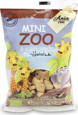 Bio Ania CIASTECZKA Z CZEKOLADĄ MINI ZOO BIO 100 g - BIO ANIA
