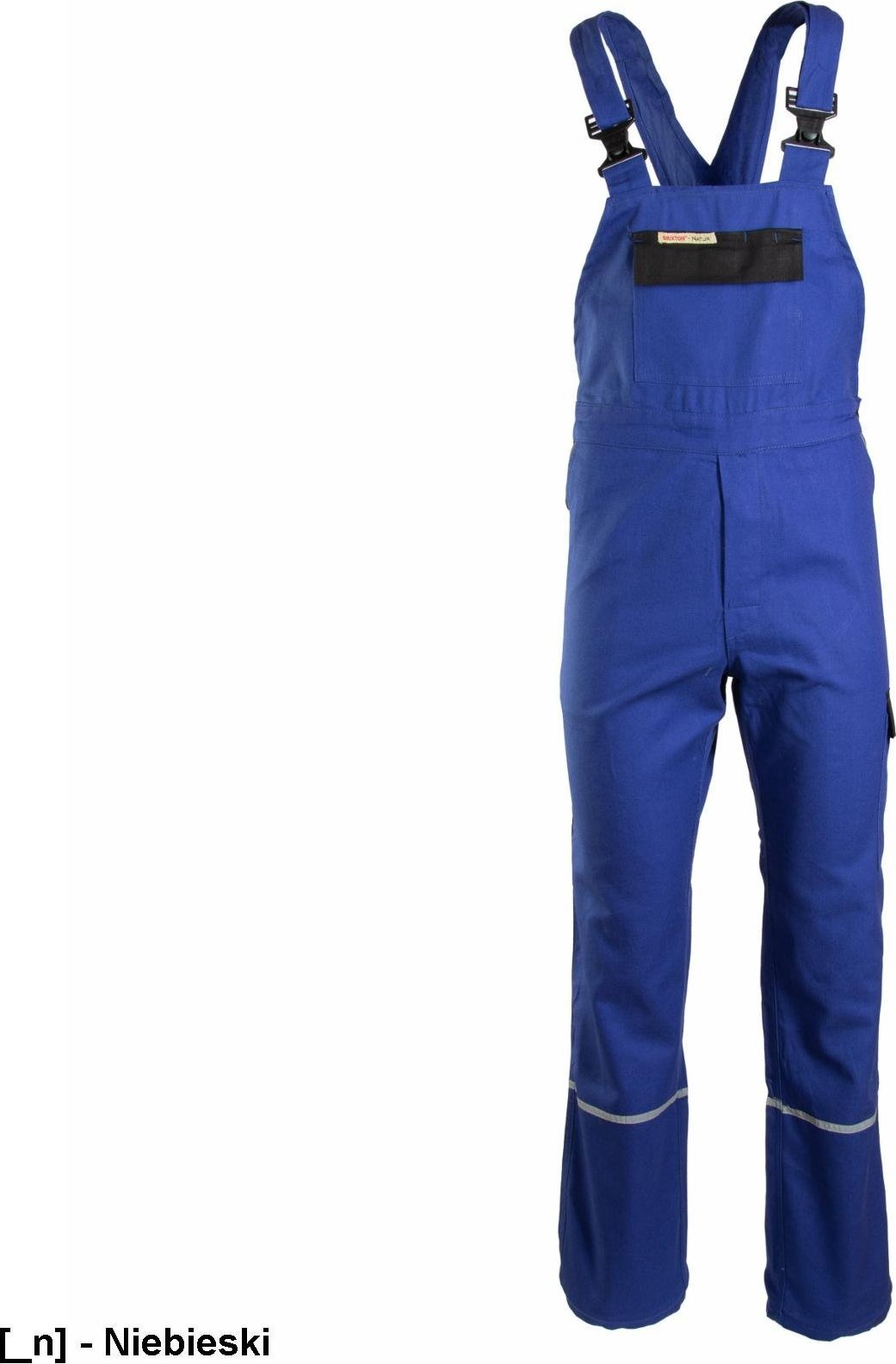 Polstar ANOG - BRIXTON NATUR SPODNIE OGRODNICZKI, BAWEŁNA (100%), 270G/M2, - niebieski 106