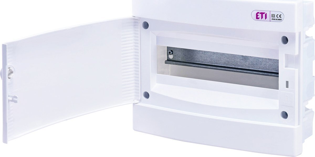 ETI Obudowa podtynkowa 12 modułów drzwi białe ECM12PO