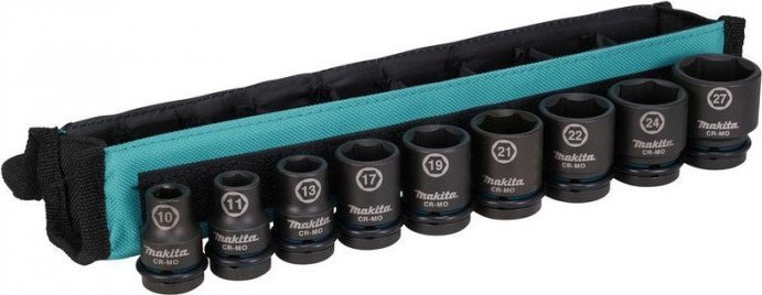 Makita ZESTAW NASADEK UDAROWYCH 1/2'' 10-27MM 9EL. (1 OP)
