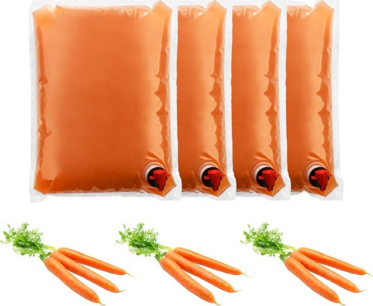 Sadvit 4x5L Sok jabłko marchewka 100% 4x5L