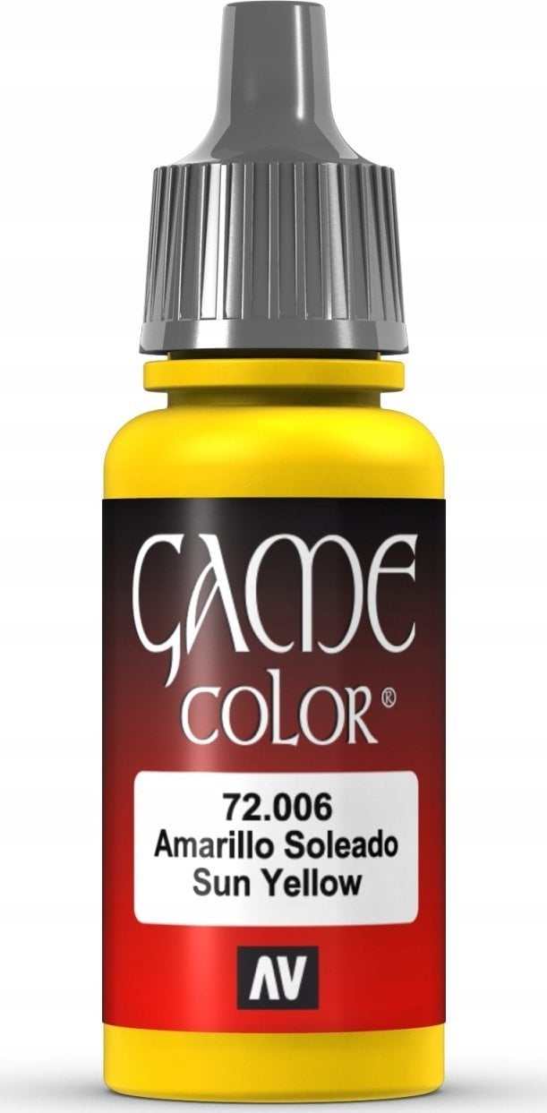 Vallejo Vallejo: 72.006 - Game Color - Sun Yellow (18 ml)
