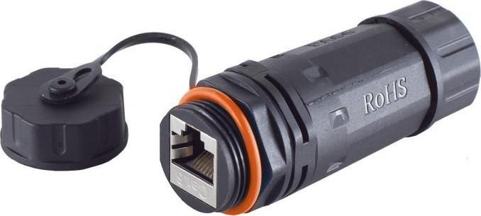 MicroConnect RJ45 coupler, CAT 6a, IP68,