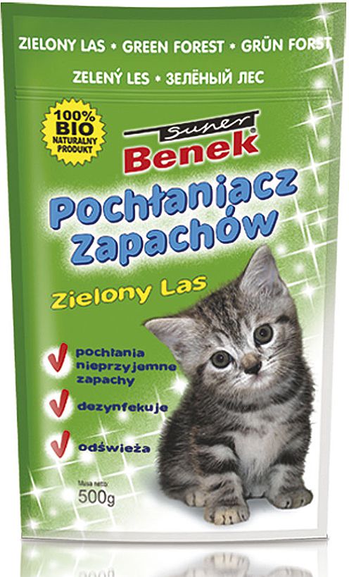 Super Benek Pochłanaicz zapachów Super Benek Zielony Las - 450g
