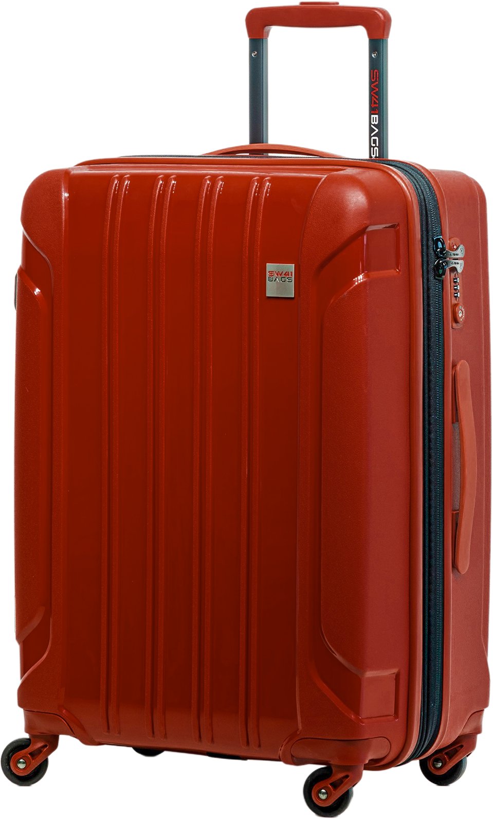 Średnia walizka SwissBags Tourist 65 cm czerwony