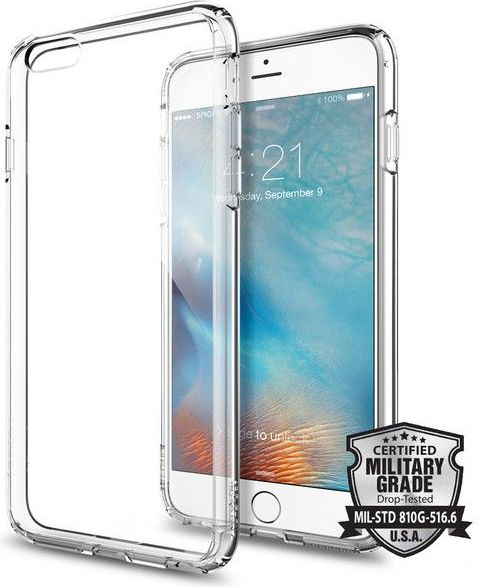 Spigen Ultra Hybrid iPhone 6/6S Plus (5.5), crystal clear