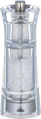 Młynek do przypraw Cilio Młynek Cilio Genova do soli, 14 cm, przezroczysty