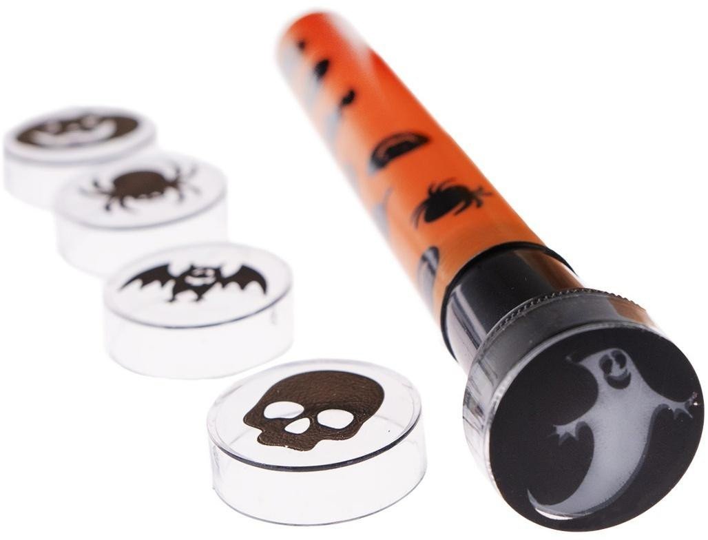 Latarka z nakładkami halloweenowe wzory EDUKAMP