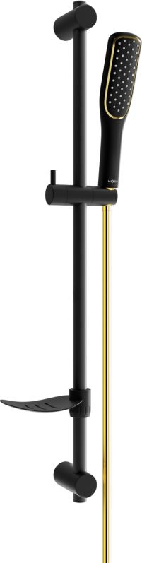 Zestaw prysznicowy Mexen Mexen DF49 zestaw prysznicowy suwany, czarny/złoty - 785494582-57