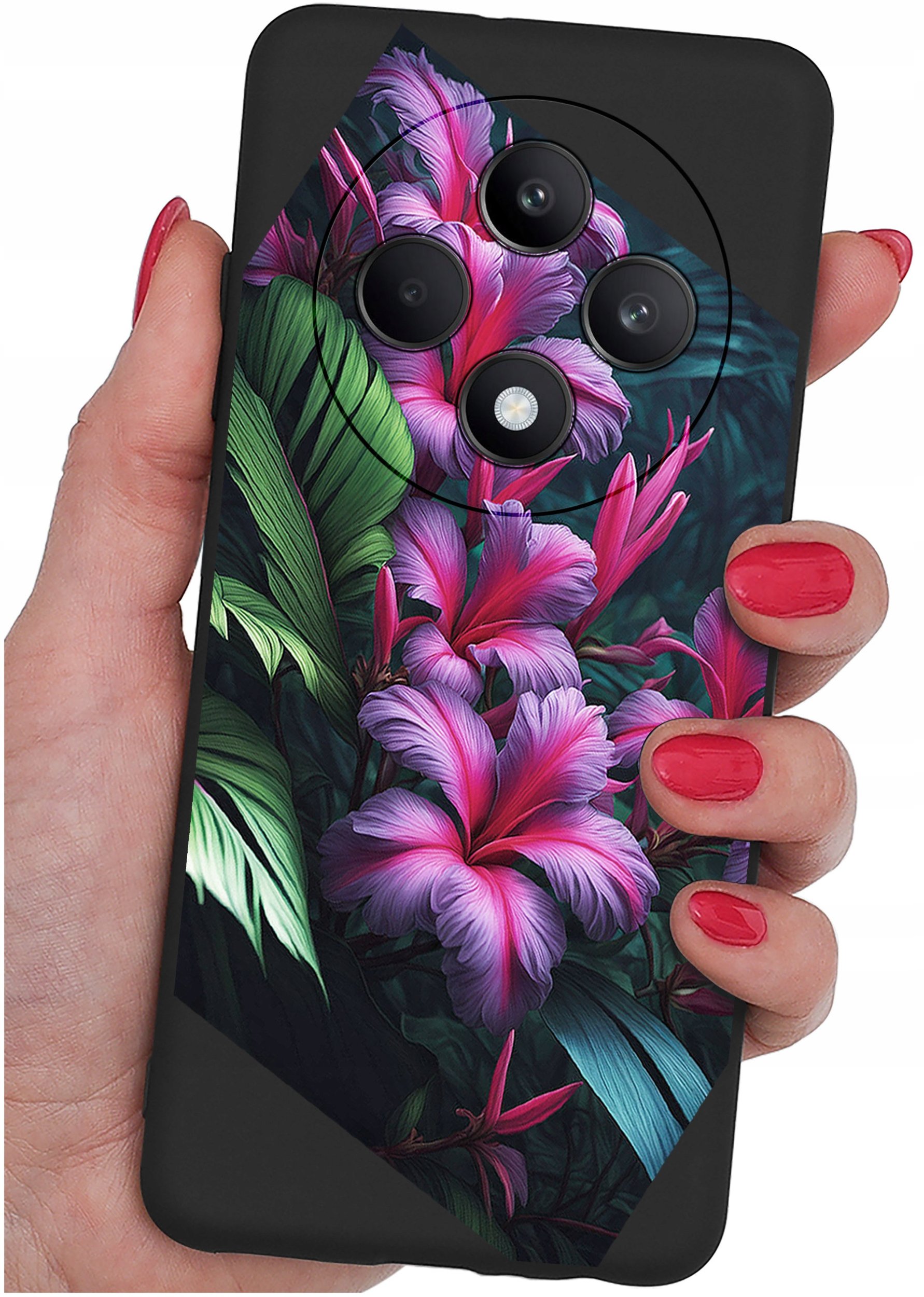 Etui do Oppo Reno 12 F 5G | 12 FS 5G WZORY |SILIKONOWE MATT CASE + SZKŁO 9H