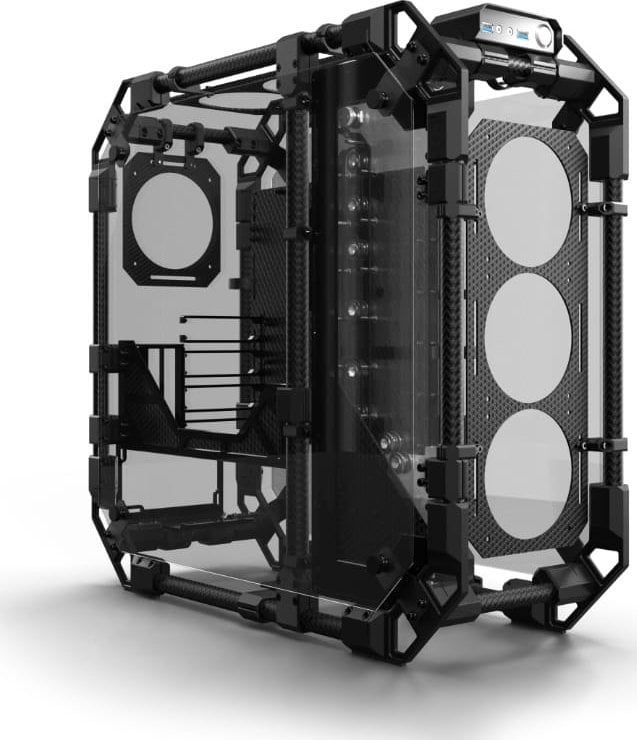 Obudowa Alphacool Alphacool Apex Pro Skeleton Carbon ATX-Gehuse