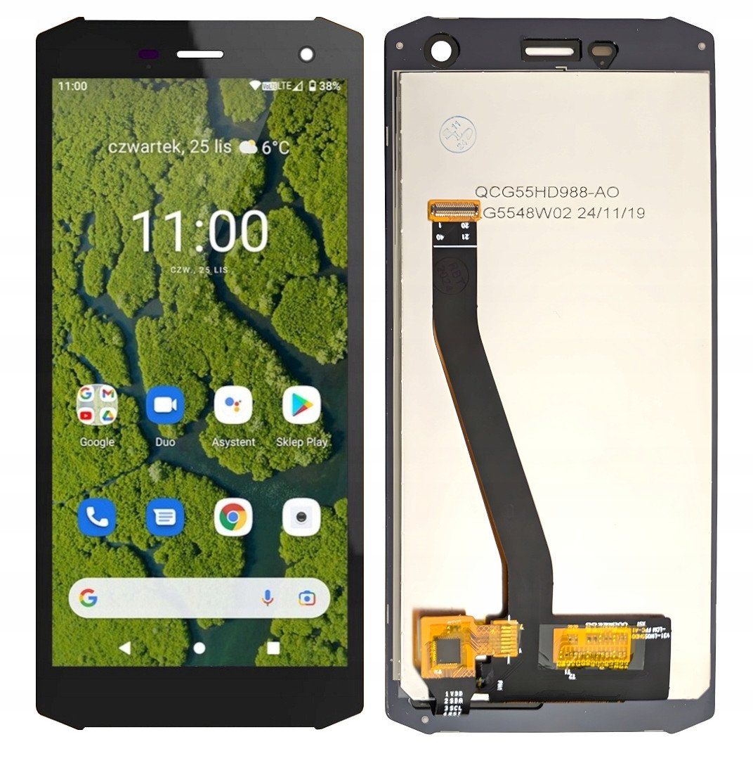 WYŚWIETLACZ EKRAN LCD DO MYPHONE HAMMER ENERGY 2 ECO