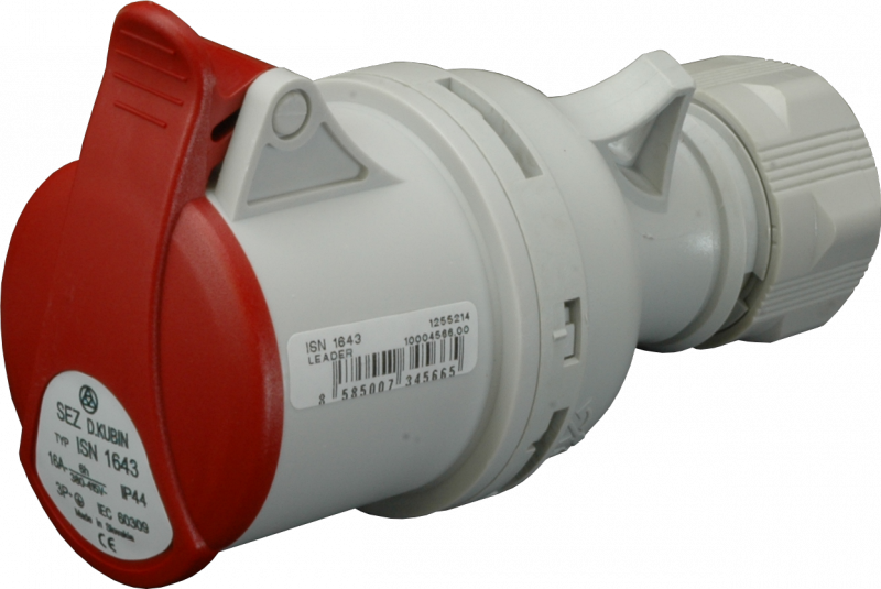 SEZ Gniazdo siłowe 16A IP44 5-biegunowe