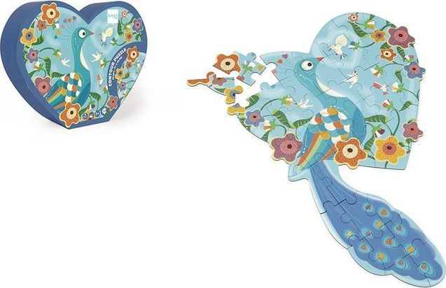 Scratch Scratch, Puzzle konturowe Serce 40 elem.